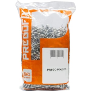 PREGO COM CABEÇA 17X27 1KG AÇO