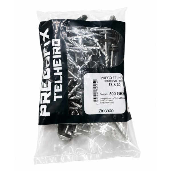 PREGO TELHEIRO PREGOFIX 18X30 GALVANIZADO 500 G COM ARRUELA DE VEDAÇÃO-466fde8b-adf7-4867-aff3-f8dc6d0f030f
