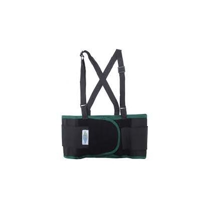 Protetor Lombar Ergonômico Mazola Standard Cinta Abdominal Com Suporte E Segurança Ajustável Preta