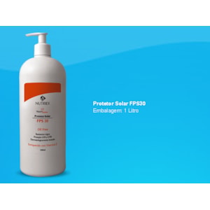 Protetor Solar Nutriex Fps 30 1 Litro Com Vitamina E Proteção Uva E Uvb