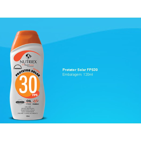 Protetor Solar Nutriex Fps 30 Suave 120Ml Alta Proteção Uva/Uvb-83c81795-a3f0-48e8-9a4d-338b8c962e5f