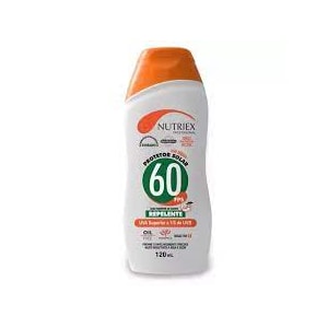 PROTETOR SOLAR NUTRIEX FPS60 120ML COM REPELENTE E VITAMINA E