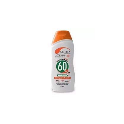 Protetor Solar Nutriex Fps60 120Ml Com Repelente E Vitamina E