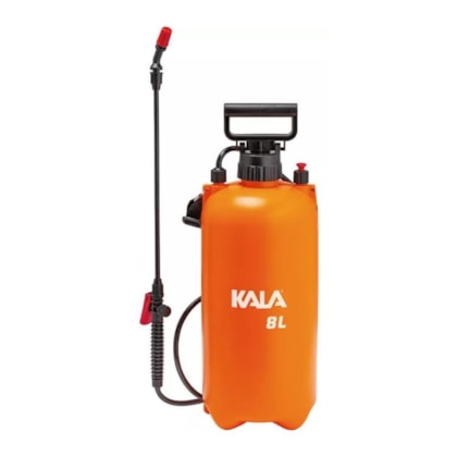 PULVERIZADOR DE COMPRESSÃO PRÉVIA KALA 8 LITROS COM BICO DE JATO