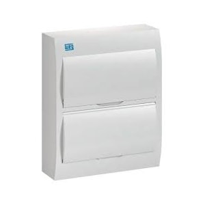 QUADRO DE DISTRIBUIÇÃO WEG QDW02 SOBREPOR 24 DISJUNTORES SEM BARRAMENTO COM TAMPA BRANCA