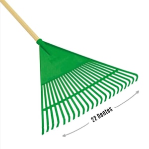 Rastelo Plástico 22 Dentes Trapp Verde Fj1011 Para Jardim