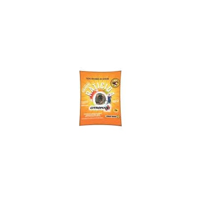 RATICIDA CITROMAX RATOKILL GRÃOS ESPECIAIS GIRASSOL 25G COM BRODIFACOUM