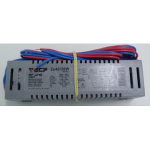 REATOR ELETRÔNICO ECP AF 2X40/36W BIVOLT ALTA FREQUÊNCIA PARTIDA RÁPIDA