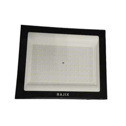 REFLETOR LED 300W BIVOLT 6500K RAJIX ILUMINAÇÃO BRANCA FRIA POTENTE E ECONÔMICA IP66