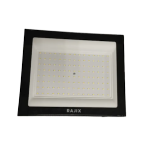 REFLETOR LED BIVOLT RAJIX 200W 6500K BRANCO FRIO ALTA POTÊNCIA E RESISTÊNCIA IP66