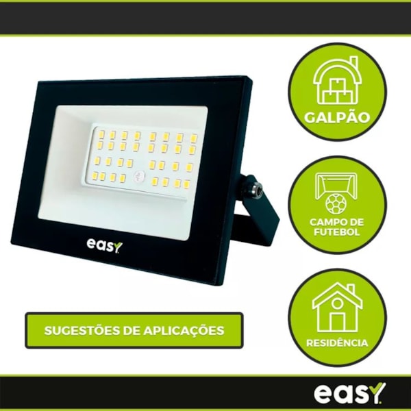 REFLETOR LED EASY 50W BIVOLT 6500K PRETO-5810fe59-d3da-48d4-9799-42b87e71ae72
