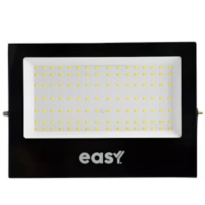 REFLETOR LED SLIM EASY 200W BIVOLT FRIO 6500K PRETO