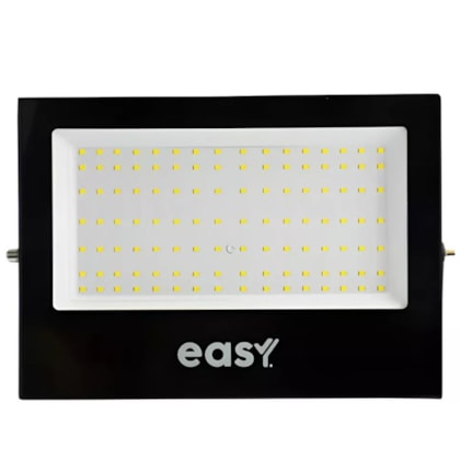Refletor LED Slim Easy 200W Bivolt Frio 6500K Preto