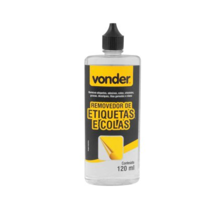 REMOVEDOR DE ETIQUETA E COLA VONDER 120ML PARA ADESIVOS E GRAXA