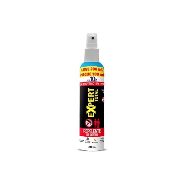 REPELENTE SPRAY NUTRIEX EXPERT TOTAL FAMILY 10 HORAS DEET 10% 200 ML PARA PROTEÇÃO CONTRA MOSQUITOS-51d66820-94dd-4721-adaa-637eeac1a13f