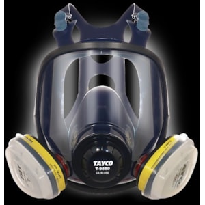 RESPIRADOR FACIAL INTEIRO TAYCO T 9550 CA 48.890 SILICONE COM VISOR ANTIEMBAÇANTE
