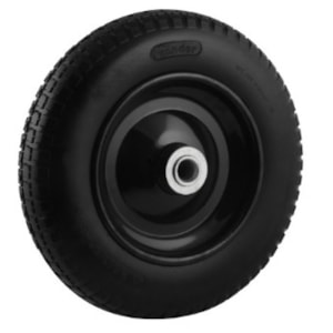 RODA COMPLETA VONDER 3.00 8 COM PNEU PU SEM CÂMARA ARO DE AÇO 100KG