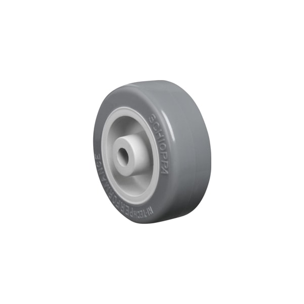 Roda Schioppa R 412 Bp Cinza 100Mm Com Furo Passante Em PVC-976bf703-4670-469a-a896-1711690633e1