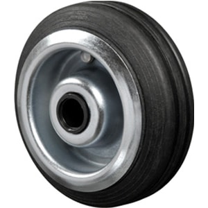 Roda Schioppa R 614 Bdn 150 Mm De Borracha Maciça Com Bucha De Nylon