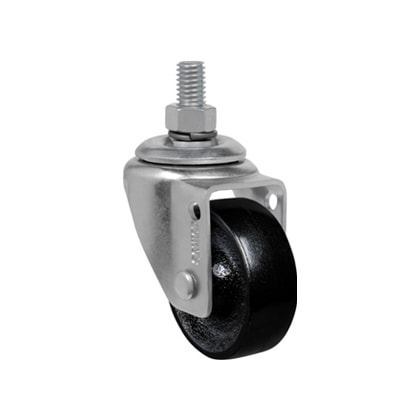 Rodízio Giratório Com Espigão Schioppa 75Mm 312 Gle Fn Ferro 170Kg