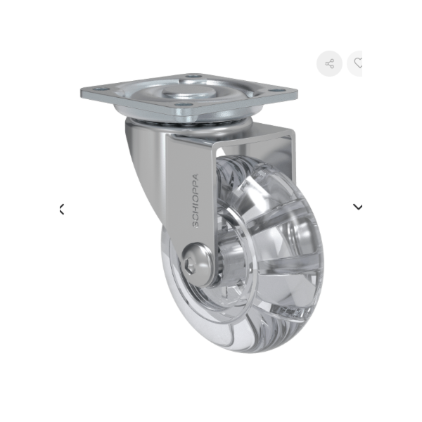 Rodízio Giratório Schioppa 200 Mcgap Gel Com Placa 50Mm 40Kg-bcbf3212-bfd3-4815-b605-115708c9dfcd