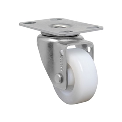 Rodízio Giratório Schioppa 210 Gl Nt Branco 50Mm Com Base 80Kg