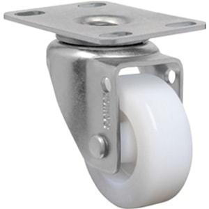 Rodízio Giratório Schioppa 210 Gl Nt Branco 50Mm Com Base 80Kg