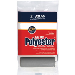 Rolo De Espuma Poliéster 5Cm Atlas Densidade 30 Para Esmalte E Verniz