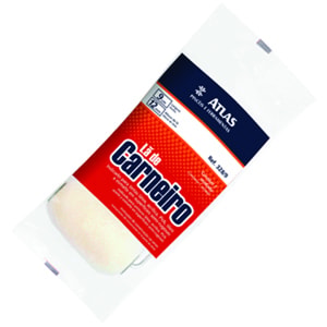 ROLO DE LÃ ATLAS 09CM COM CABO PARA TINTA LÁTEX ACRÍLICA PVA ÓLEO E ESMALTE