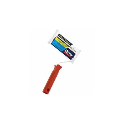 Rolo De Lã Roma 5Cm Com Cabo Para Pintura Em Superfícies Semirrugosas