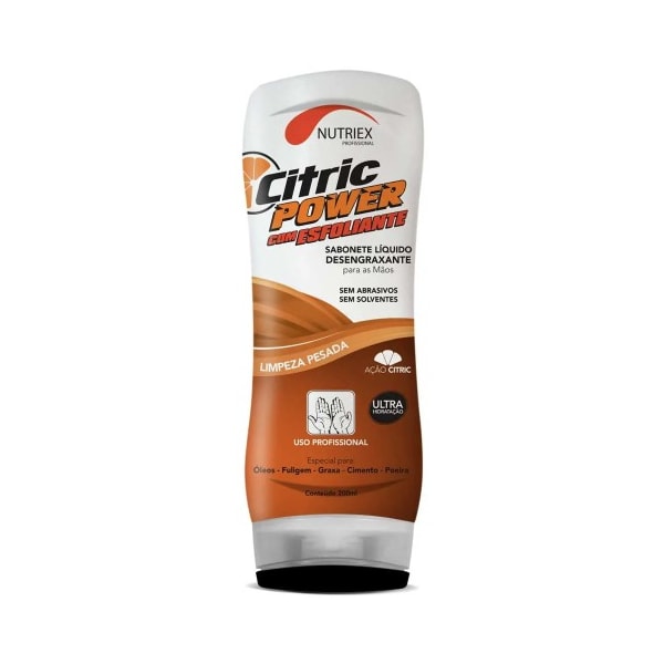 SABONETE LÍQUIDO DESENGRAXANTE NUTRIEX CITRIC POWER 200ML LIMPEZA DE MÃOS-cd8d39fd-f269-47e8-8f68-ac39da9537e9
