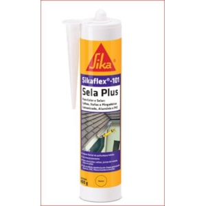 Selante Adesivo Sikaflex 101 Sela Plus Sika Branco 400G Poliuretano Híbrido