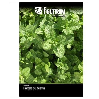 Semente De Hortelã Menta Feltrin Para Hortas, Vasos E Jardins