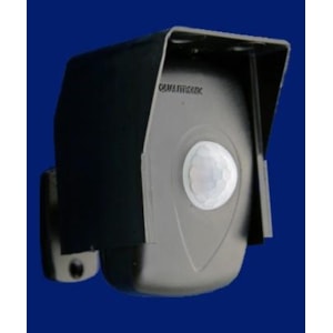 SENSOR DE PRESENÇA EXTERNO QUALITRONIX 180° BIVOLT COM FOTOCÉLULA E CAPOTA PROTETORA