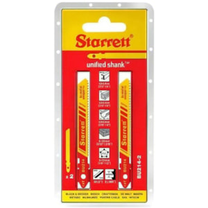 SERRA TICO TICO STARRETT AÇO BI METAL UNIQUE (2 UNIDADES)
