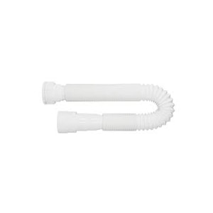 SIFÃO CORRUGADO UNIVERSAL BLUKIT 110CM BRANCO FLEXÍVEL PARA PIA E LAVATÓRIO