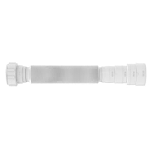 SIFÃO CORRUGADO UNIVERSAL BRANCO BLUKIT PARA PIA E TANQUE