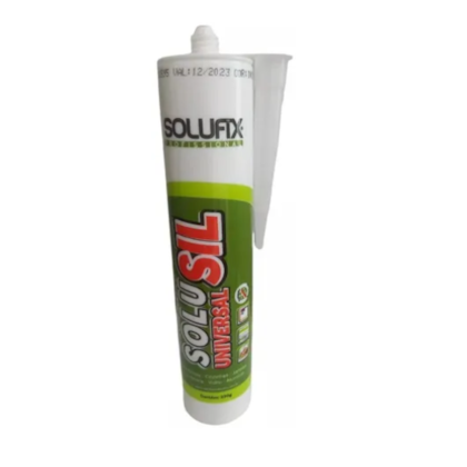 Silicone Acético Branco Multiuso 250Ml/230G Solusil