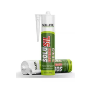 SILICONE ACÉTICO MULTIUSO SOLUSIL PRETO 250ML/230G VEDAÇÃO