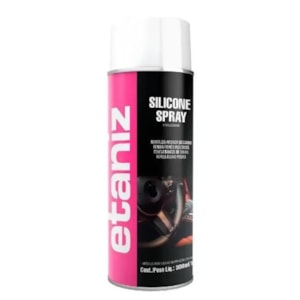 SILICONE SPRAY 300ML ETANIZ PERFUMADO COM BICO PROLONGADOR LIMPA, BRILHA E PROTEGE
