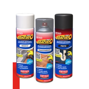 SPRAY IMPERMEABILIZANTE TRANSPARENTE DRYKO VEDATUDO 400ML 235G ANTICORROSIVO