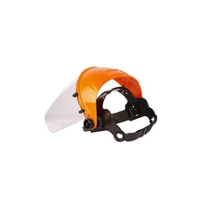 SUPORTE COM PINOS PARA PROTETOR FACIAL LIBUS AJUSTÁVEL COM VISEIRA