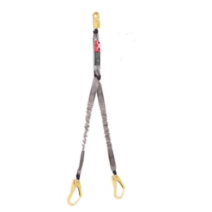 Talabarte Em Y Steelflex Com Absorvedor De Energia 3 Mosquetões 55Mm Com Regulagem