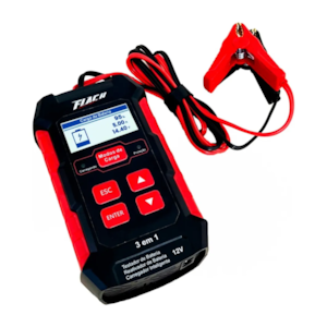 TESTADOR DE BATERIA FLACH TCF 2005 12V 5A COM CARREGADOR E REATIVADOR INTELIGENTE