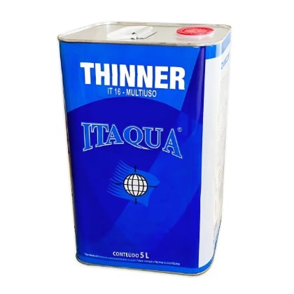 Thinner Itaquá 5L Solvente Limpeza Diluição Óleos Graxas