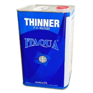 Thinner Itaquá 5L Solvente Limpeza Diluição Óleos Graxas