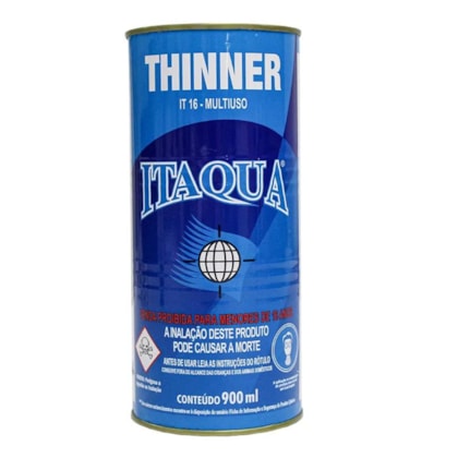 THINNER MULTIUSO ITAQUA 900ML PARA TINTAS E LIMPEZA