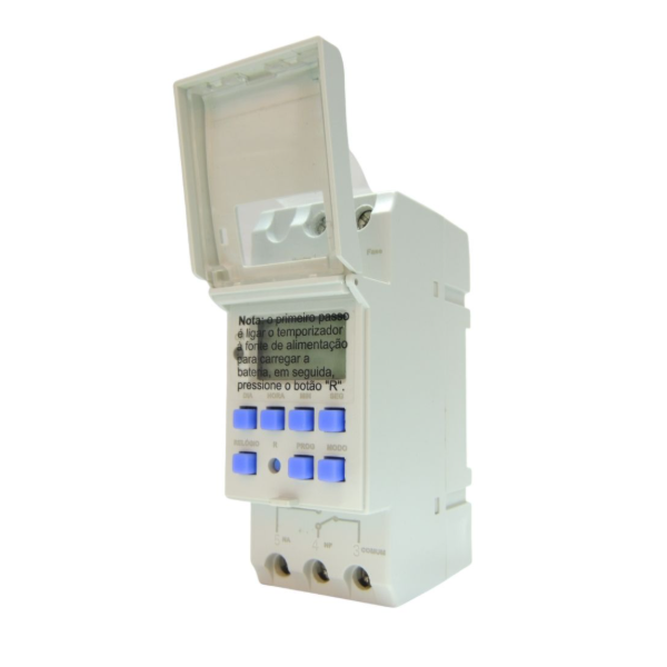 TIMER DIGITAL QUALITRONIX BIVOLT 35MM PARA TRILHO DIN-aab64205-9921-4c4d-a136-f2fe35ce5278