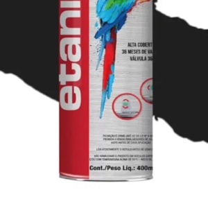 Tinta Spray Etaniz 400Ml Preto Fosco Multiuso