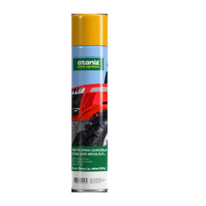 Tinta Spray Etaniz Amarelo New Holland 400 ML Alta Temperatura 600°C